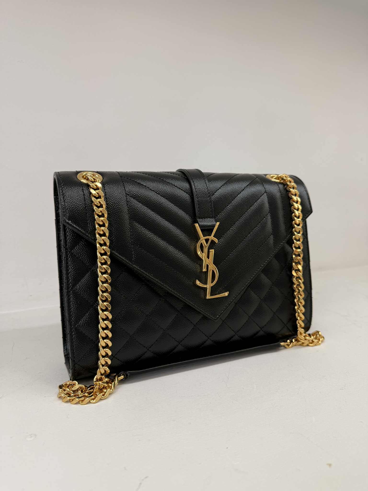 SAINT LAURENT MEDIUM IN PELLE TRAPUNTATA