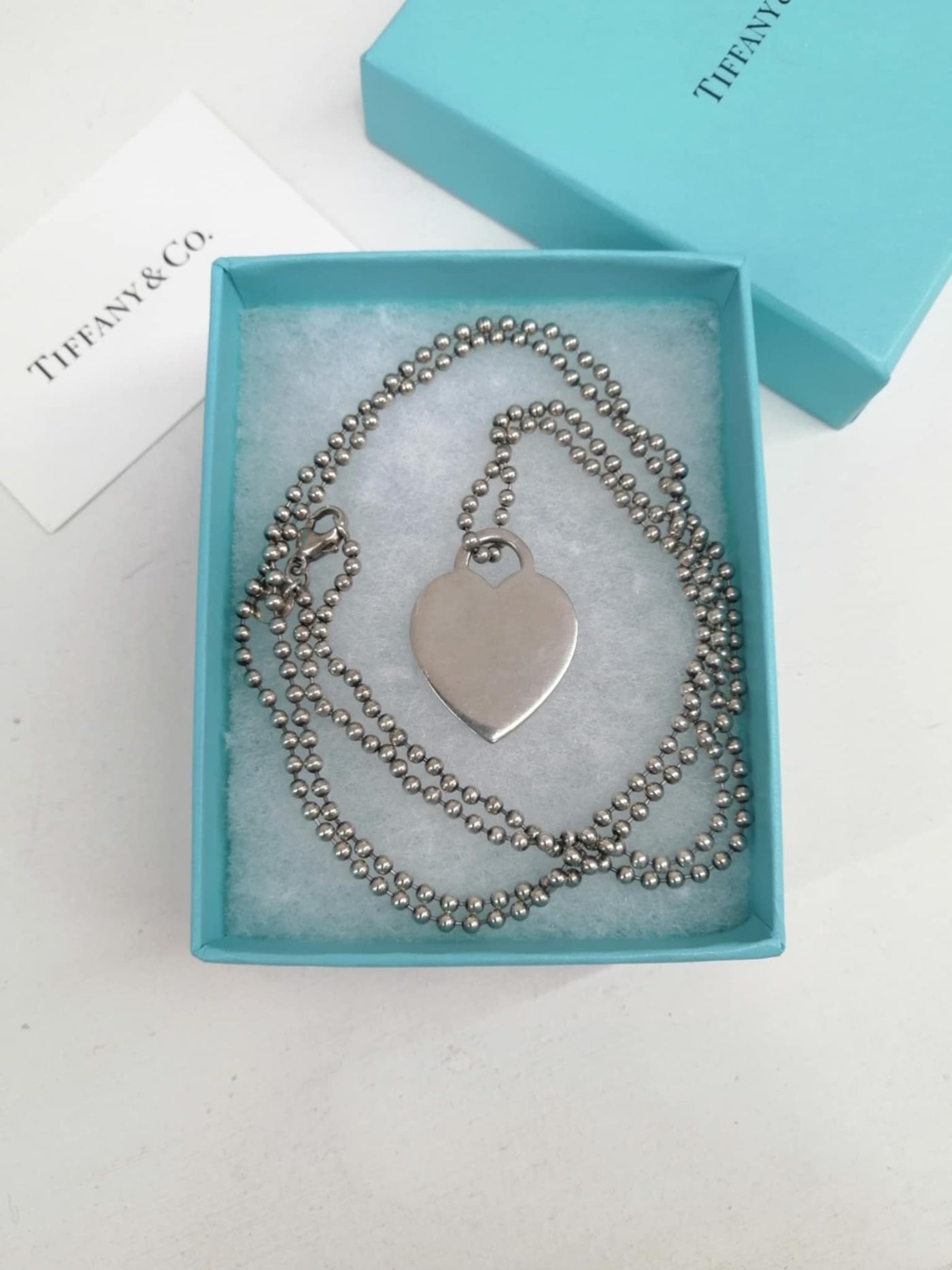 TIFFANY&C. PENDENTE LUNGO CON CUORE