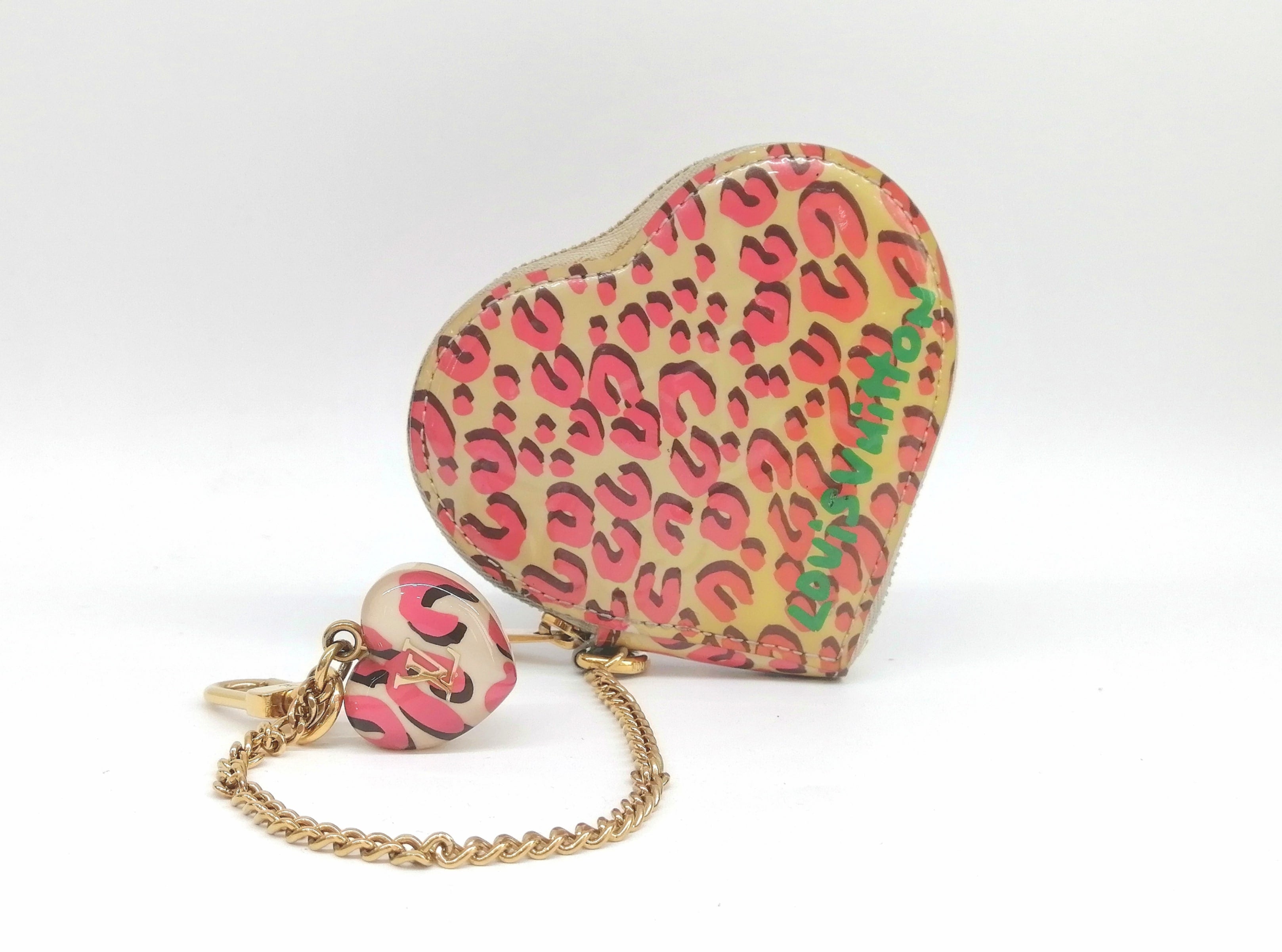 LOUIS VUITTON PORTAMONETE STEPHEN SPROUSE LEOPARD COEUR