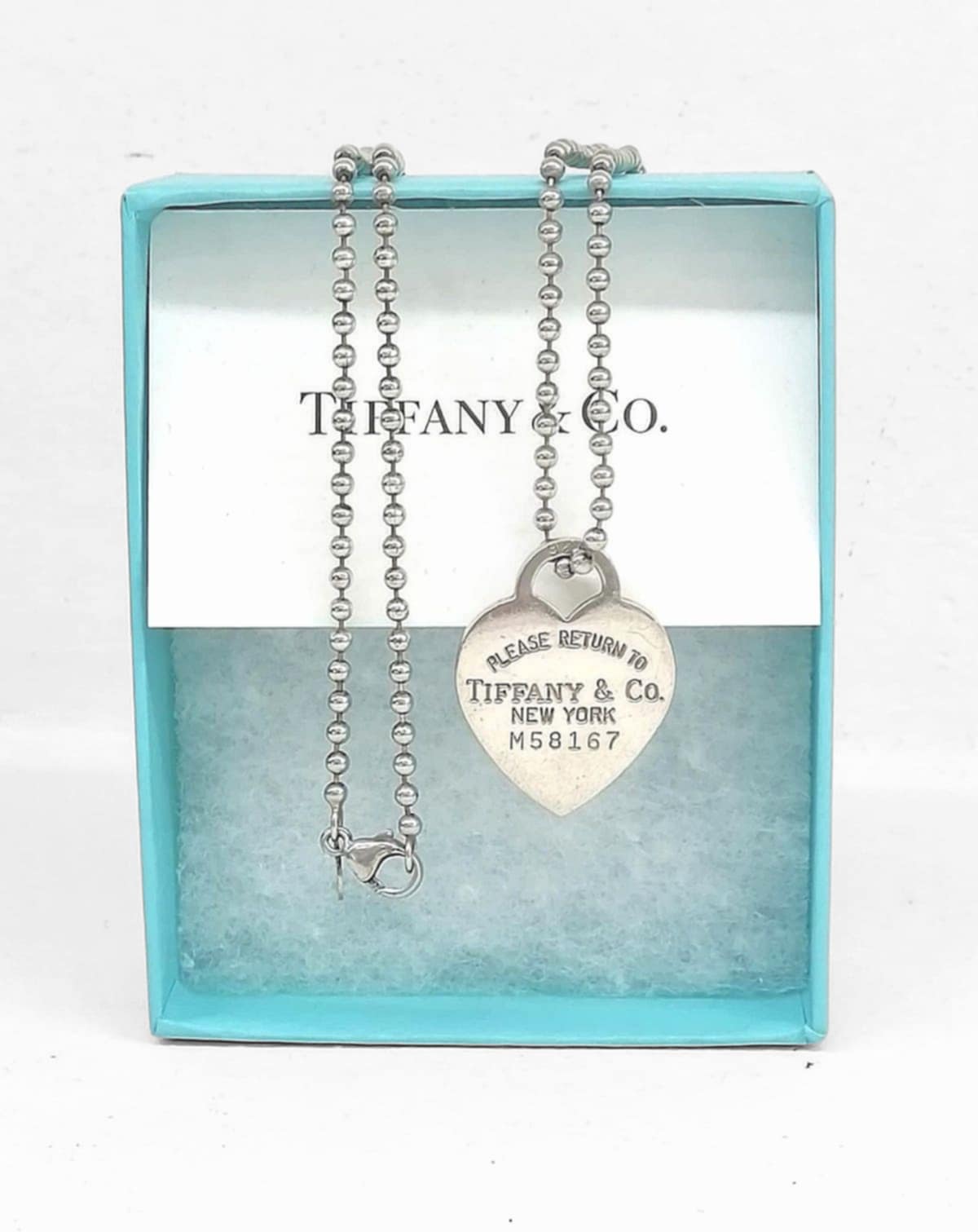 TIFFANY&C. PENDENTE LUNGO CON CUORE