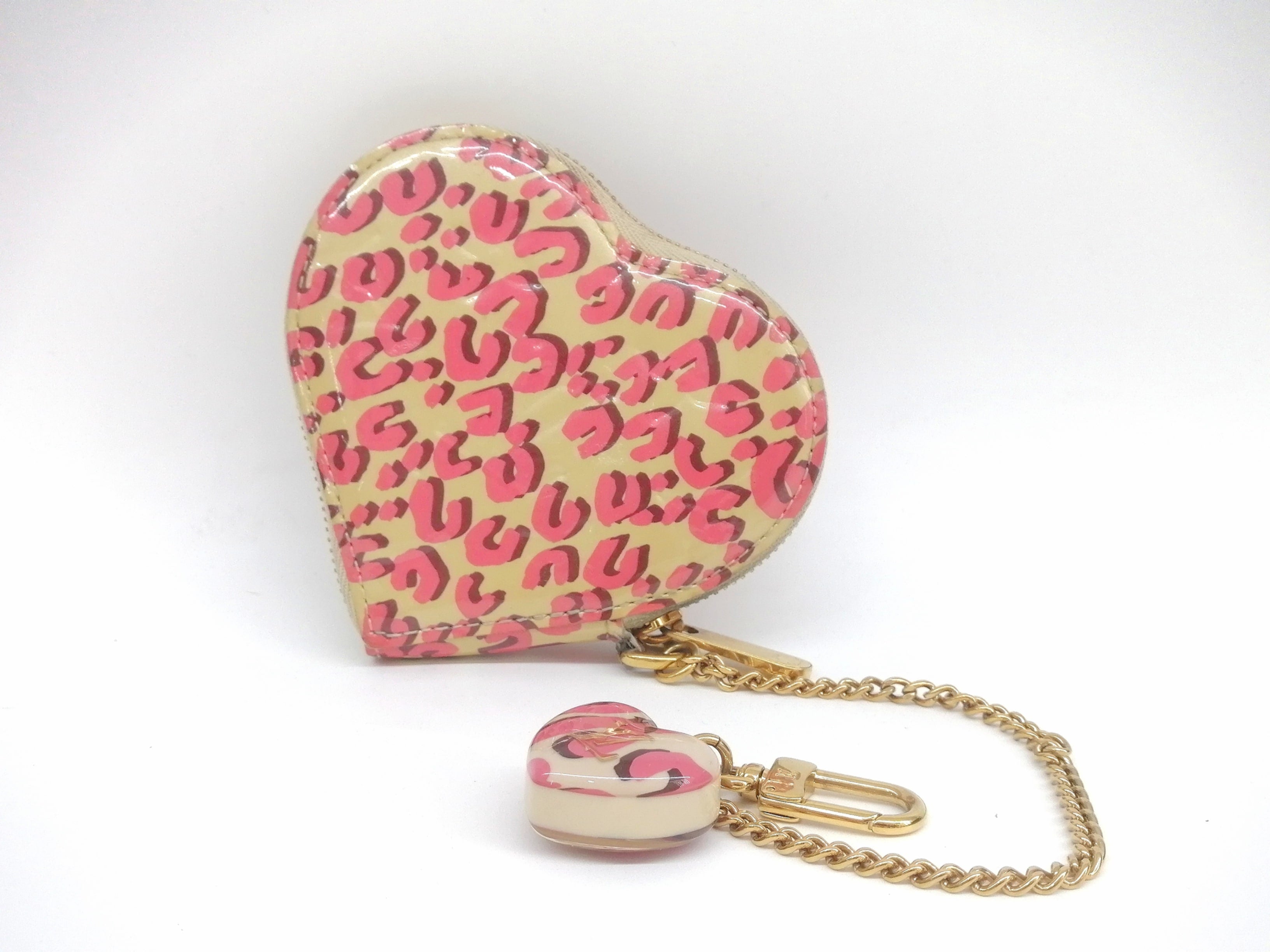 LOUIS VUITTON PORTAMONETE STEPHEN SPROUSE LEOPARD COEUR