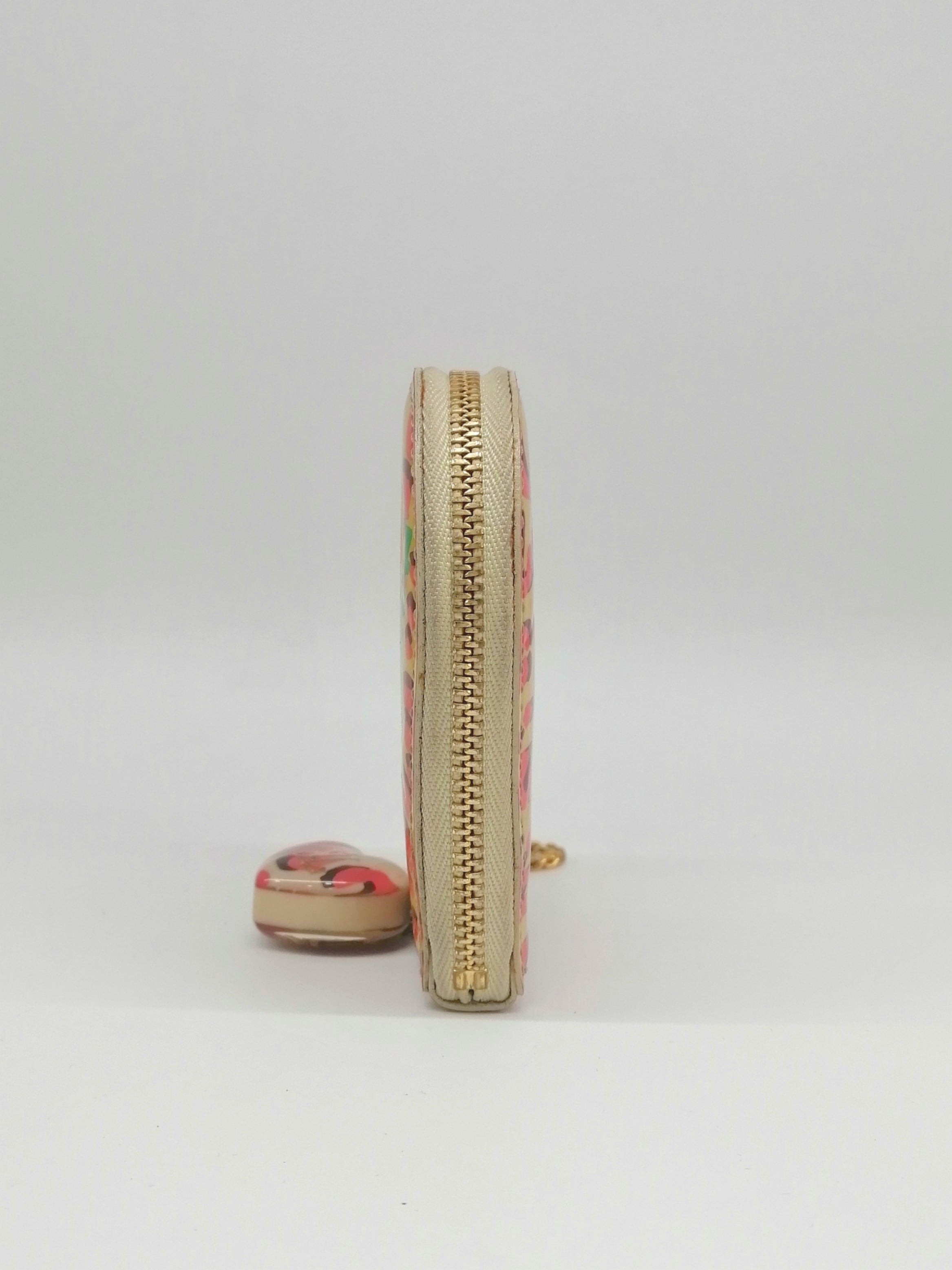 LOUIS VUITTON PORTAMONETE STEPHEN SPROUSE LEOPARD COEUR