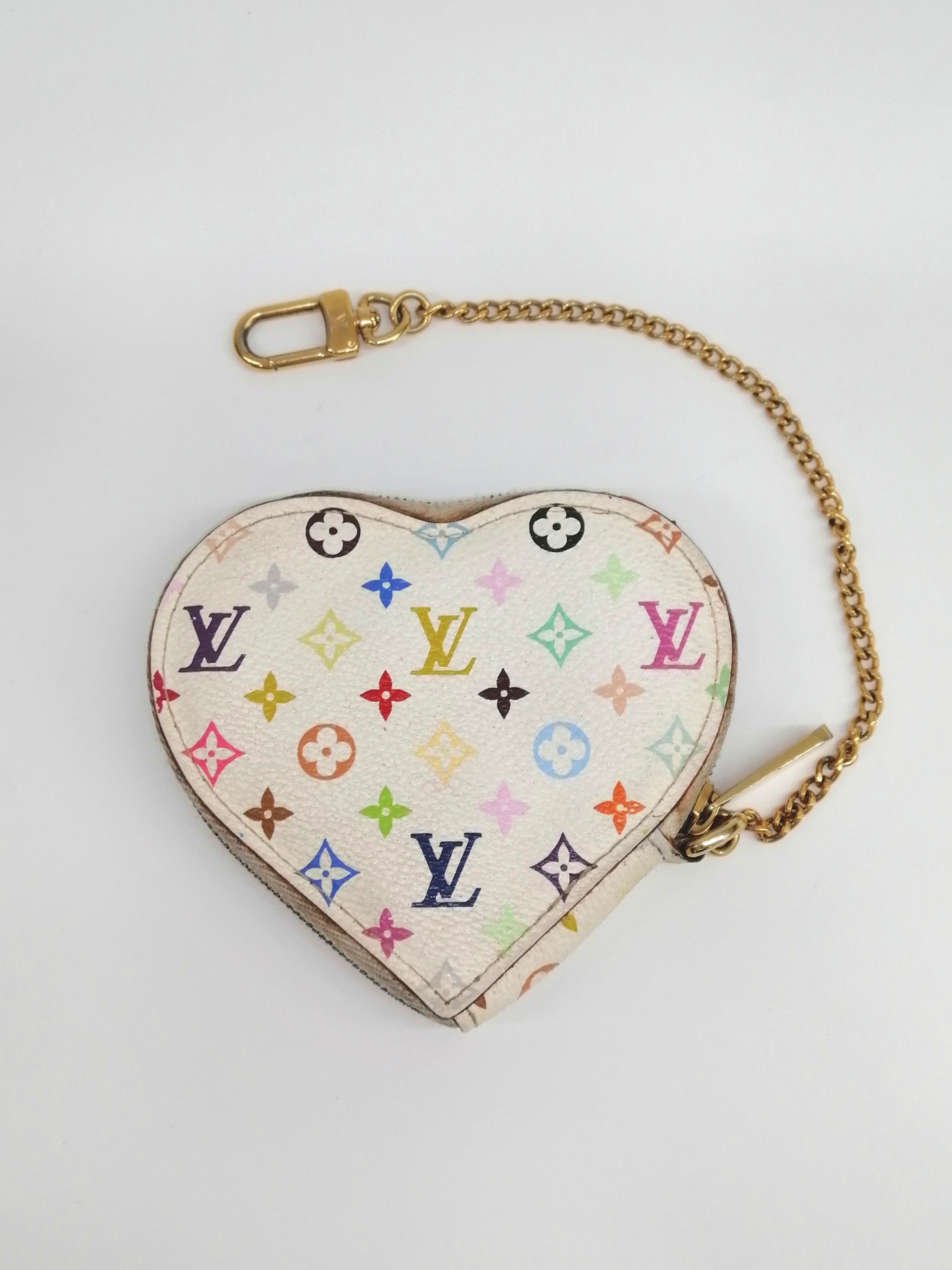 LOUIS VUITTON PORTAMONETE TAKASHI MURAKAMI MULTICOLOR COEUR
