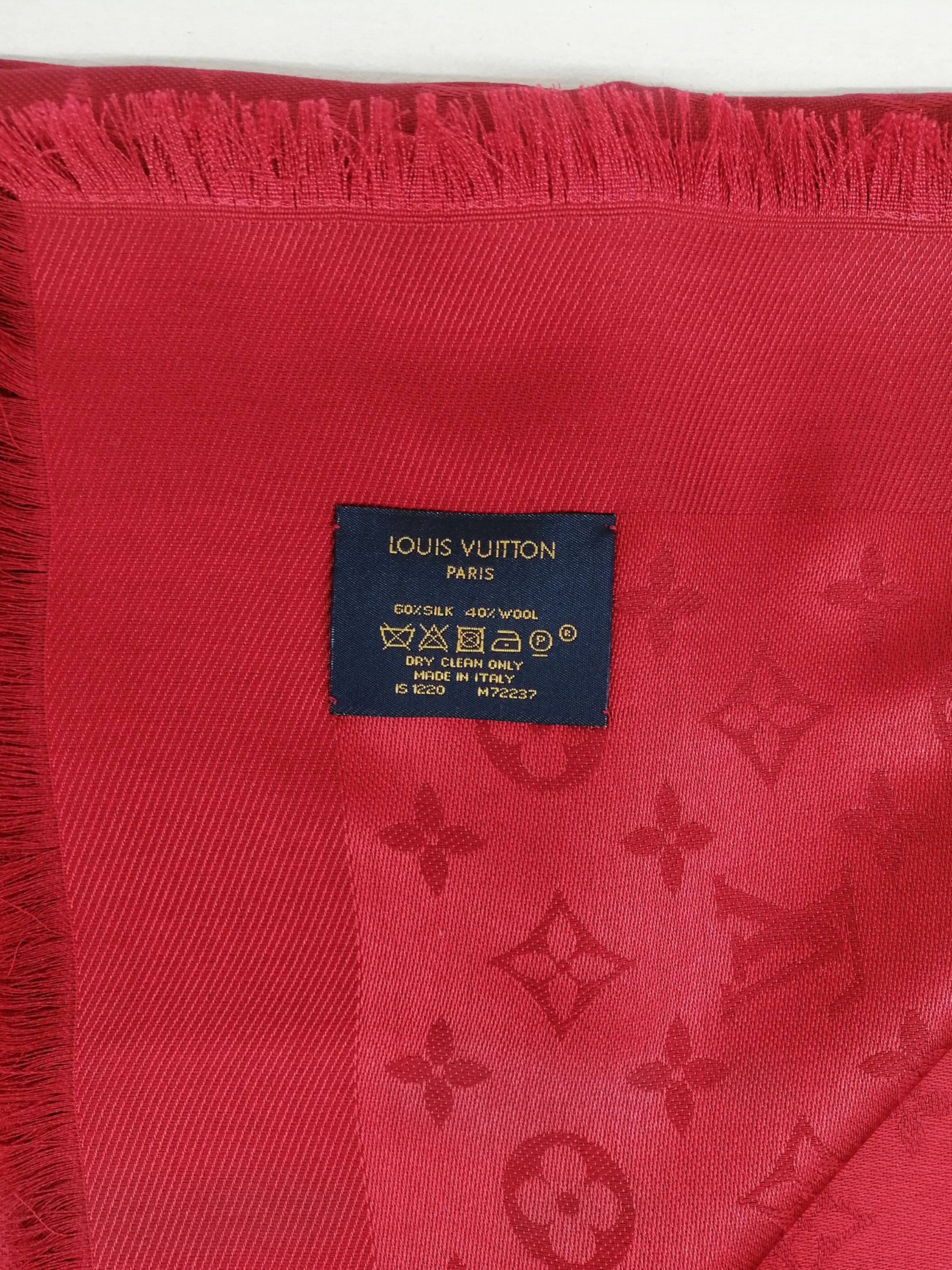 LOUIS VUITTON STOLA MONOGRAM ROSSA