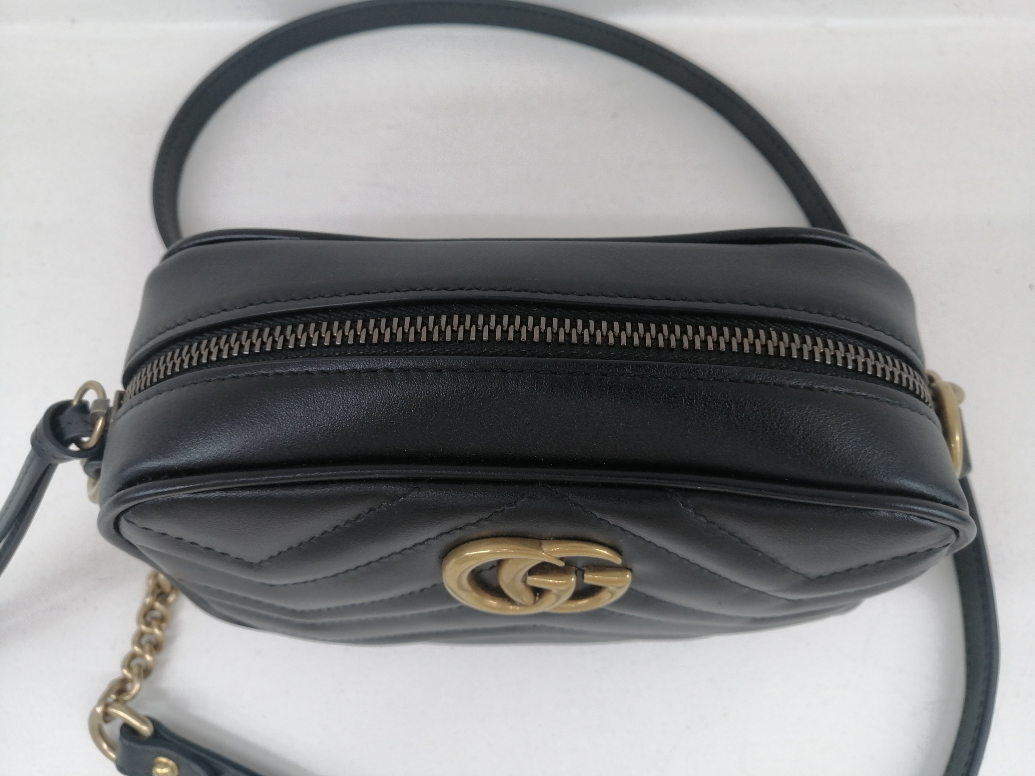 GUCCI MINI CAMERA BAG GG MARMONT