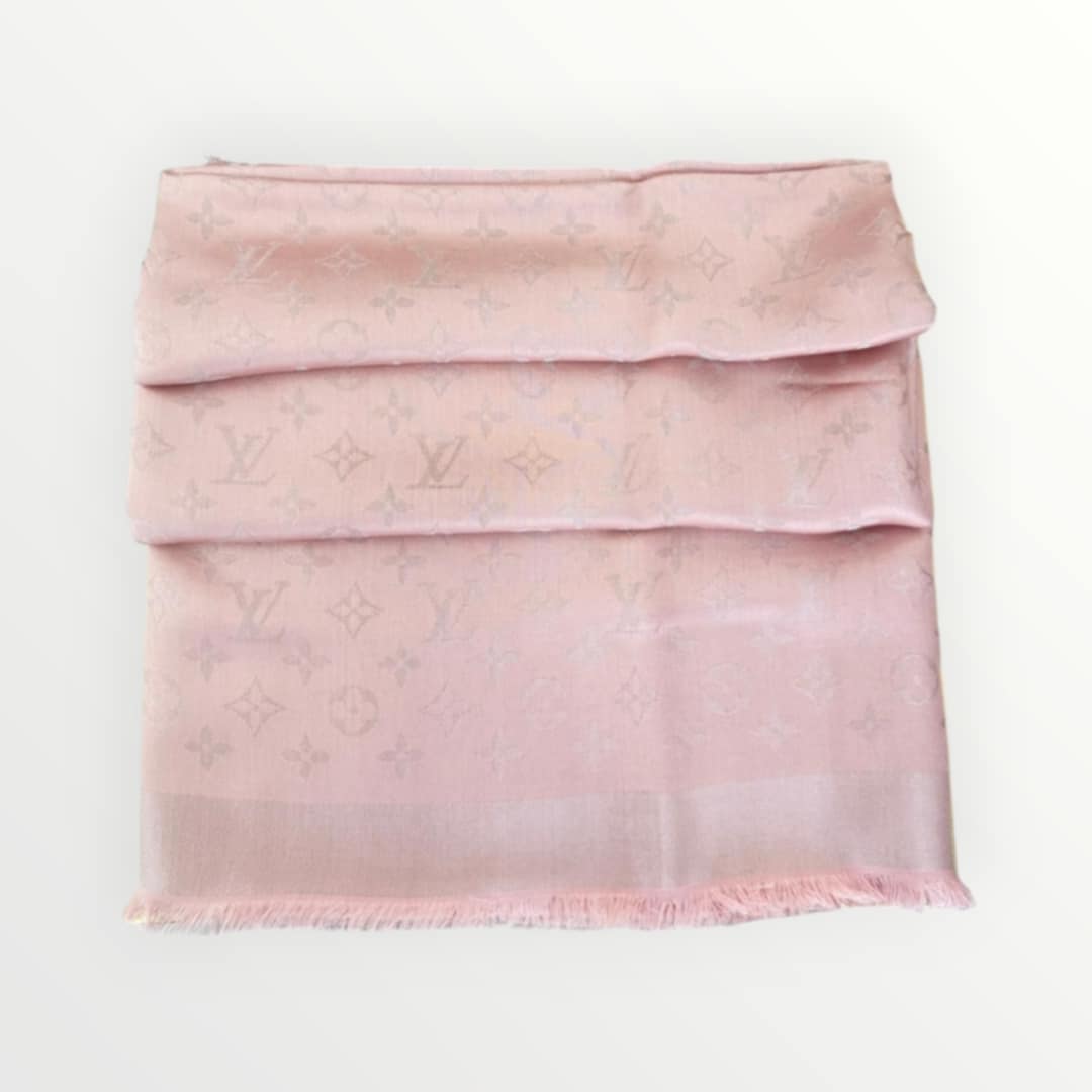 LOUIS VUITTON SCIALLE MONOGRAM SHINE ROSA