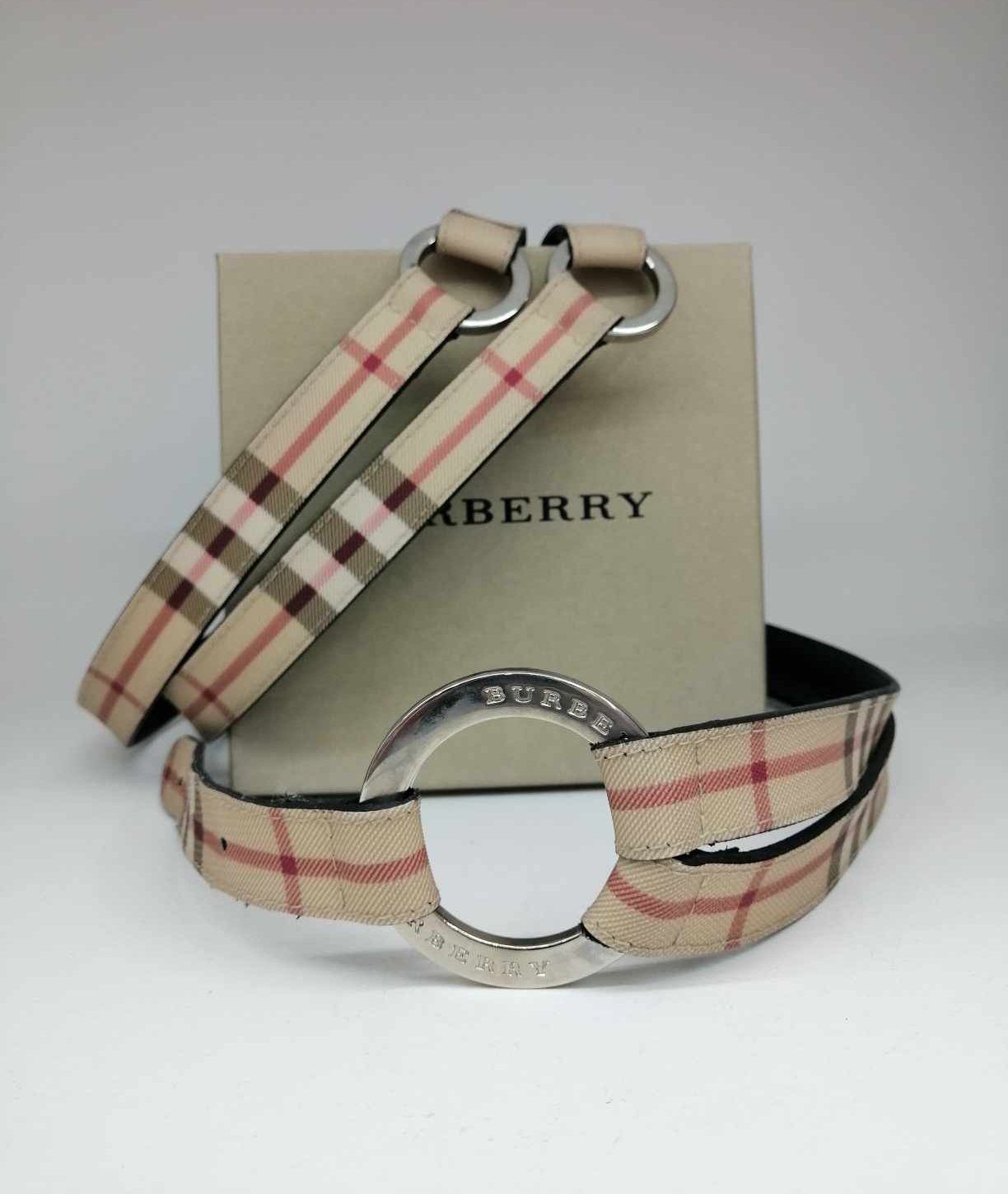 Burberry Cintura doppia cinta TG 100