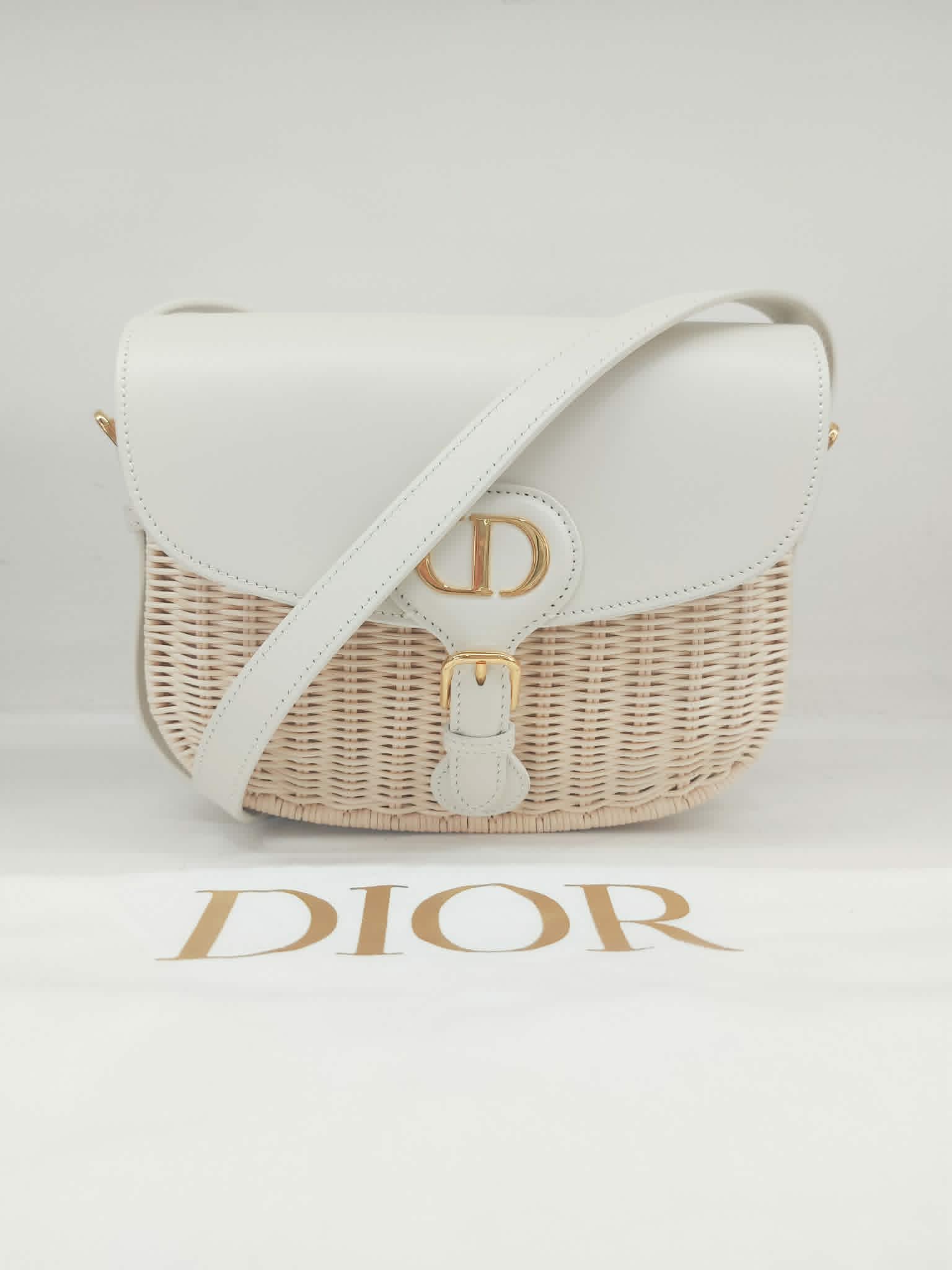 CHRISTIAN DIOR MEDIA BOBBY IN RATTAN
