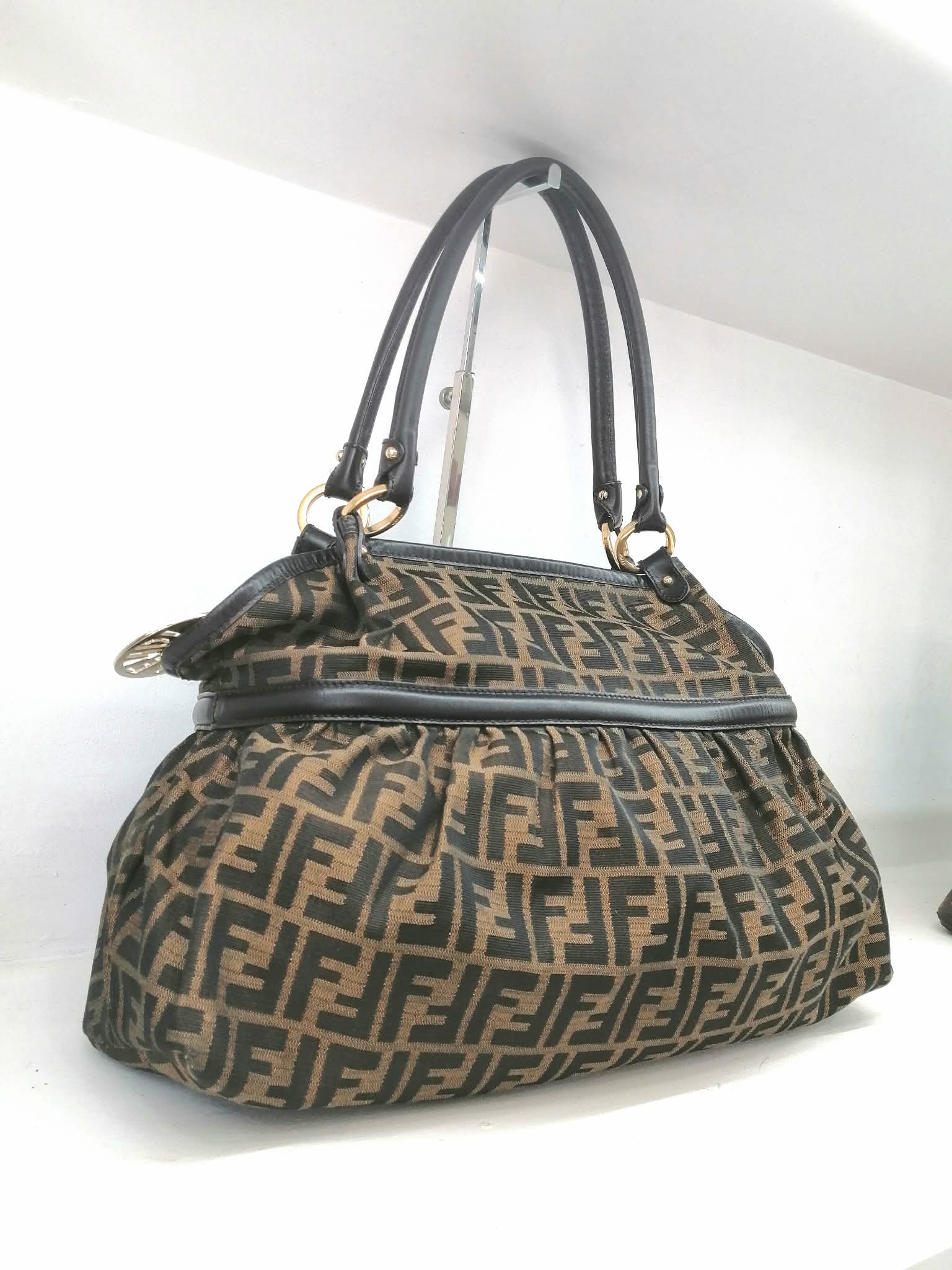 FENDI ZUCCA LARGE CHEF SHOPPER TOTE