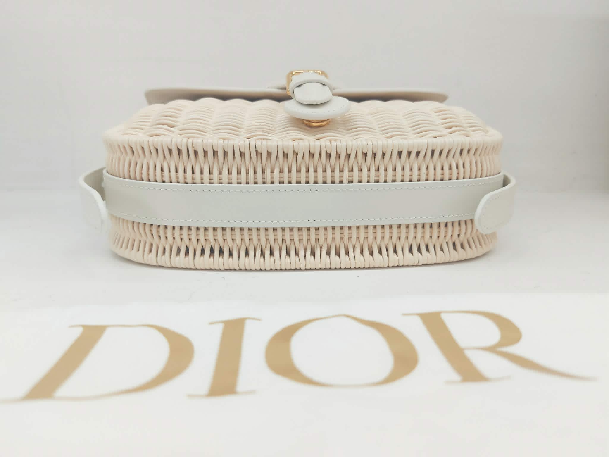 CHRISTIAN DIOR MEDIA BOBBY IN RATTAN