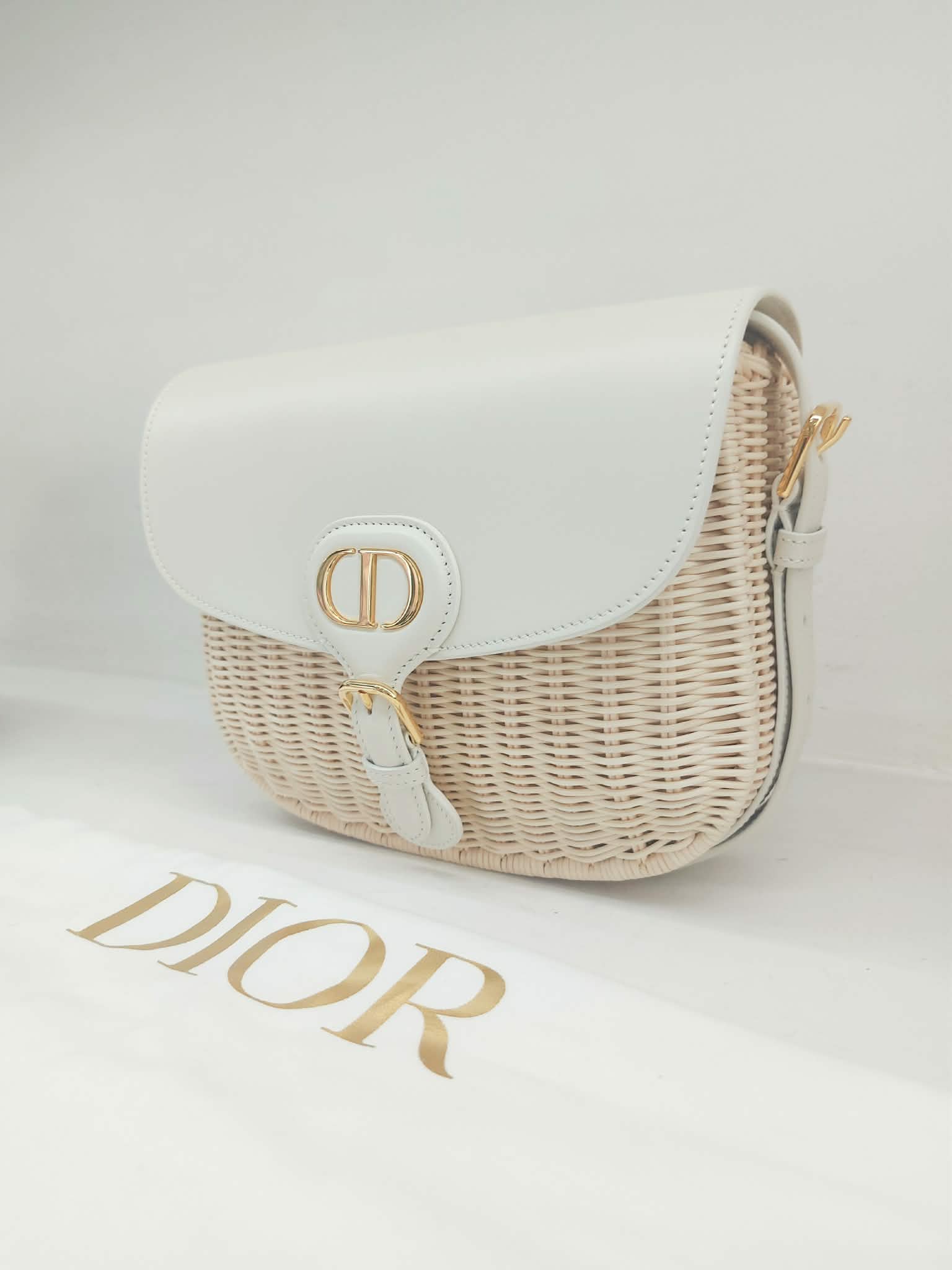 CHRISTIAN DIOR MEDIA BOBBY IN RATTAN