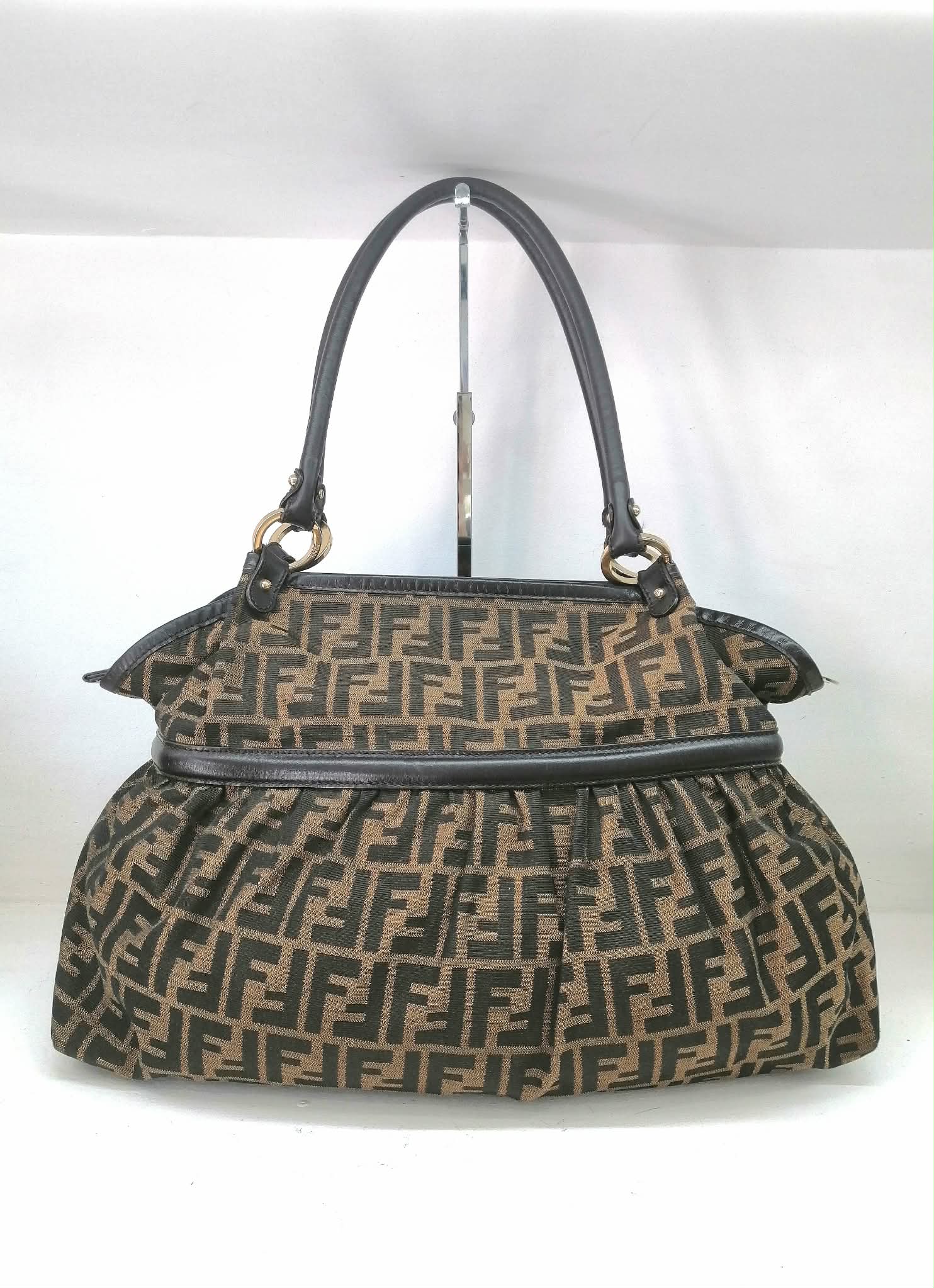 FENDI ZUCCA LARGE CHEF SHOPPER TOTE