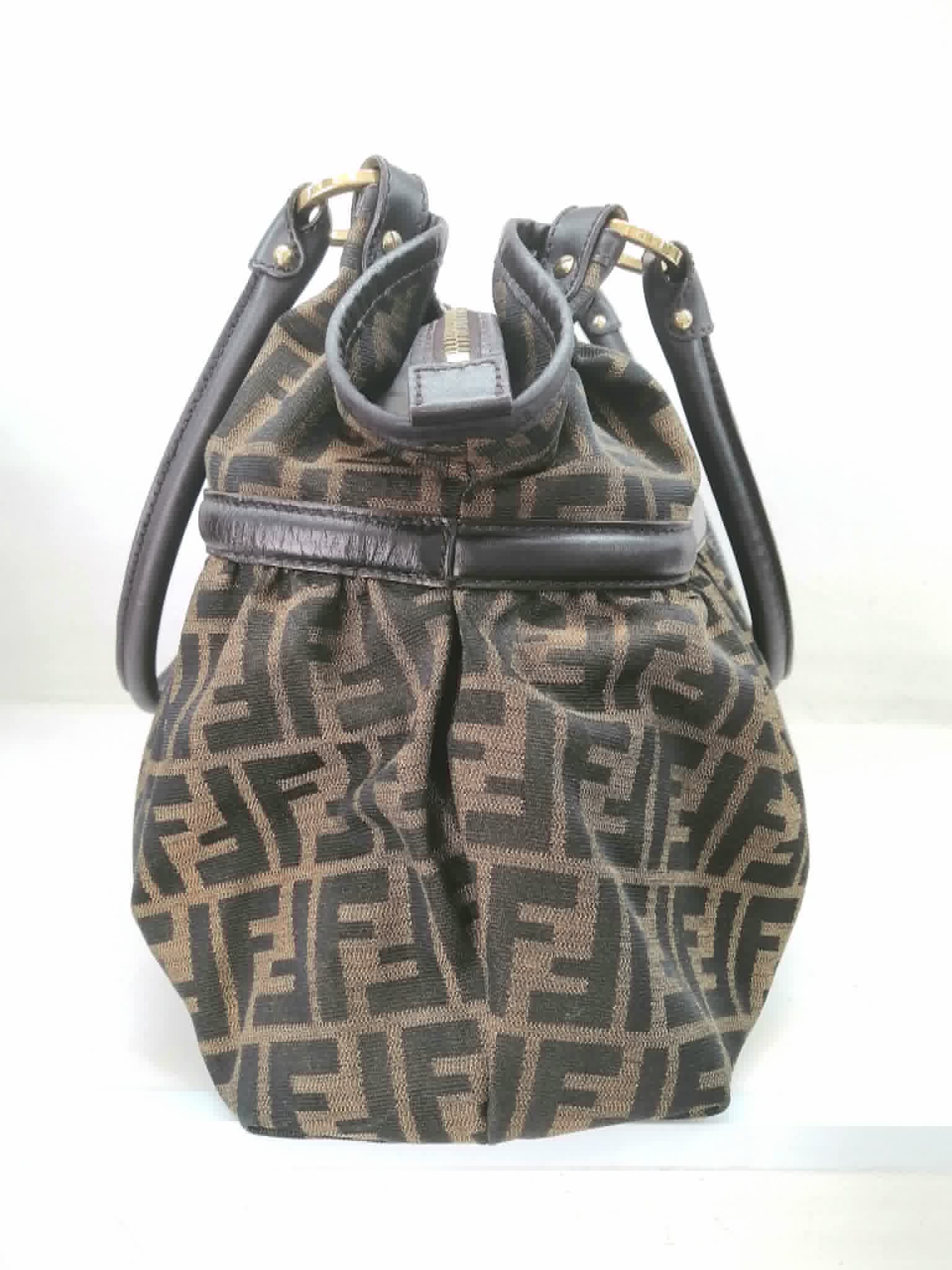 FENDI ZUCCA LARGE CHEF SHOPPER TOTE