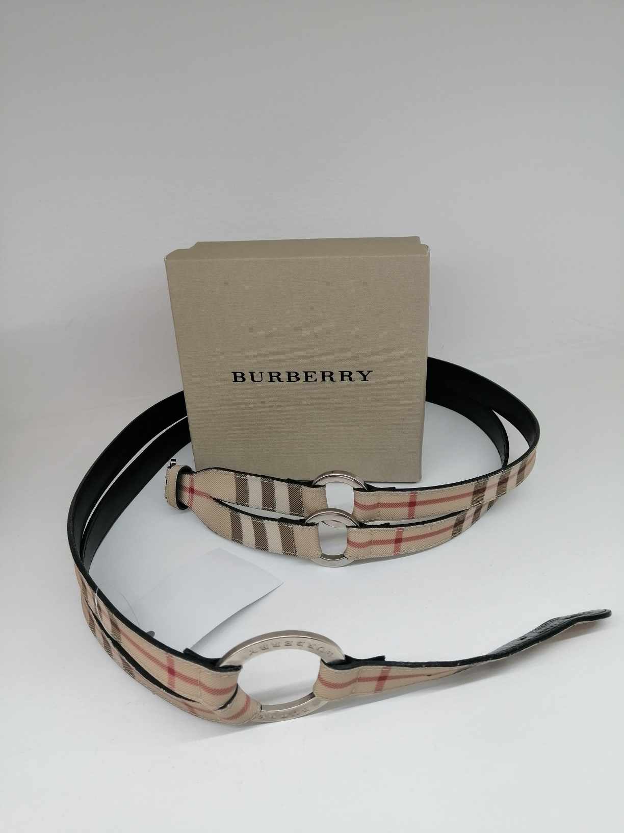 Burberry Cintura doppia cinta TG 100