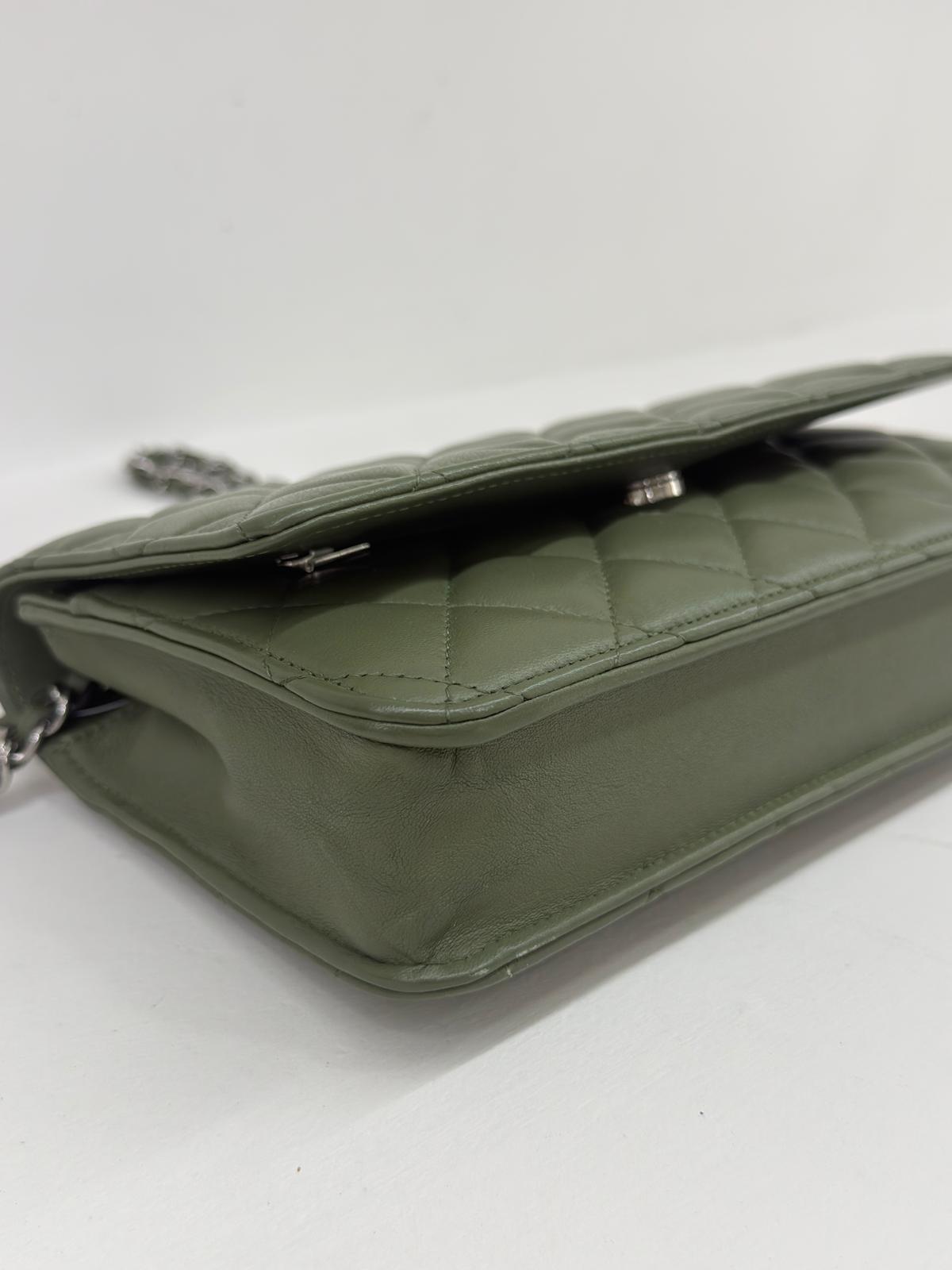 CHANEL WALLET CHAIN VERDE