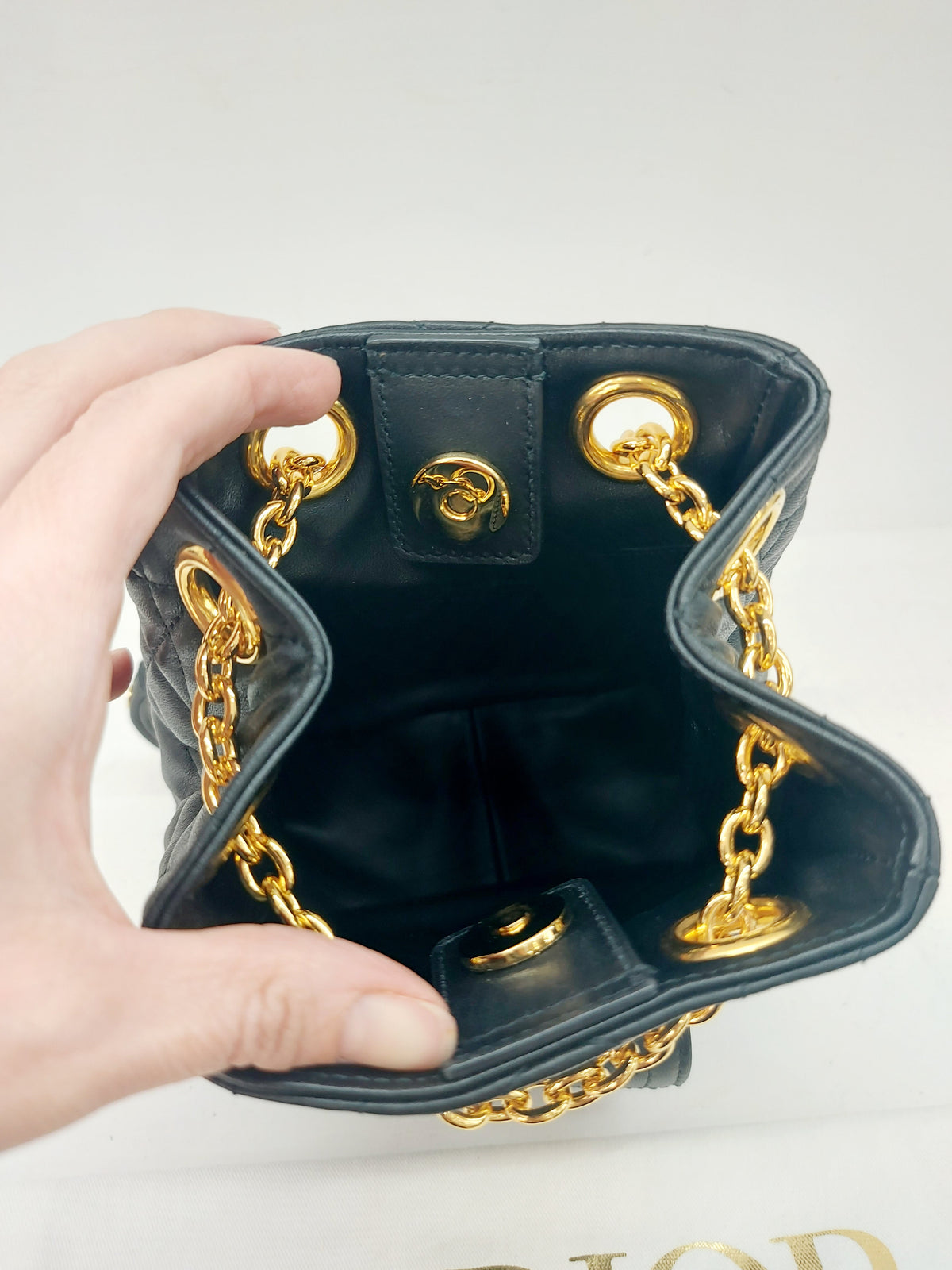CHRISTIAN DIOR CARO ZAINO PICCOLO