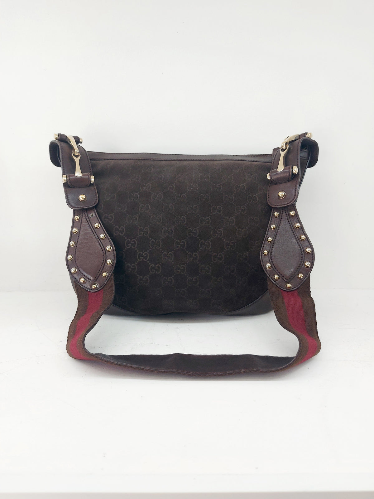 GUCCI TRACOLLA IN CAMOSCIO
