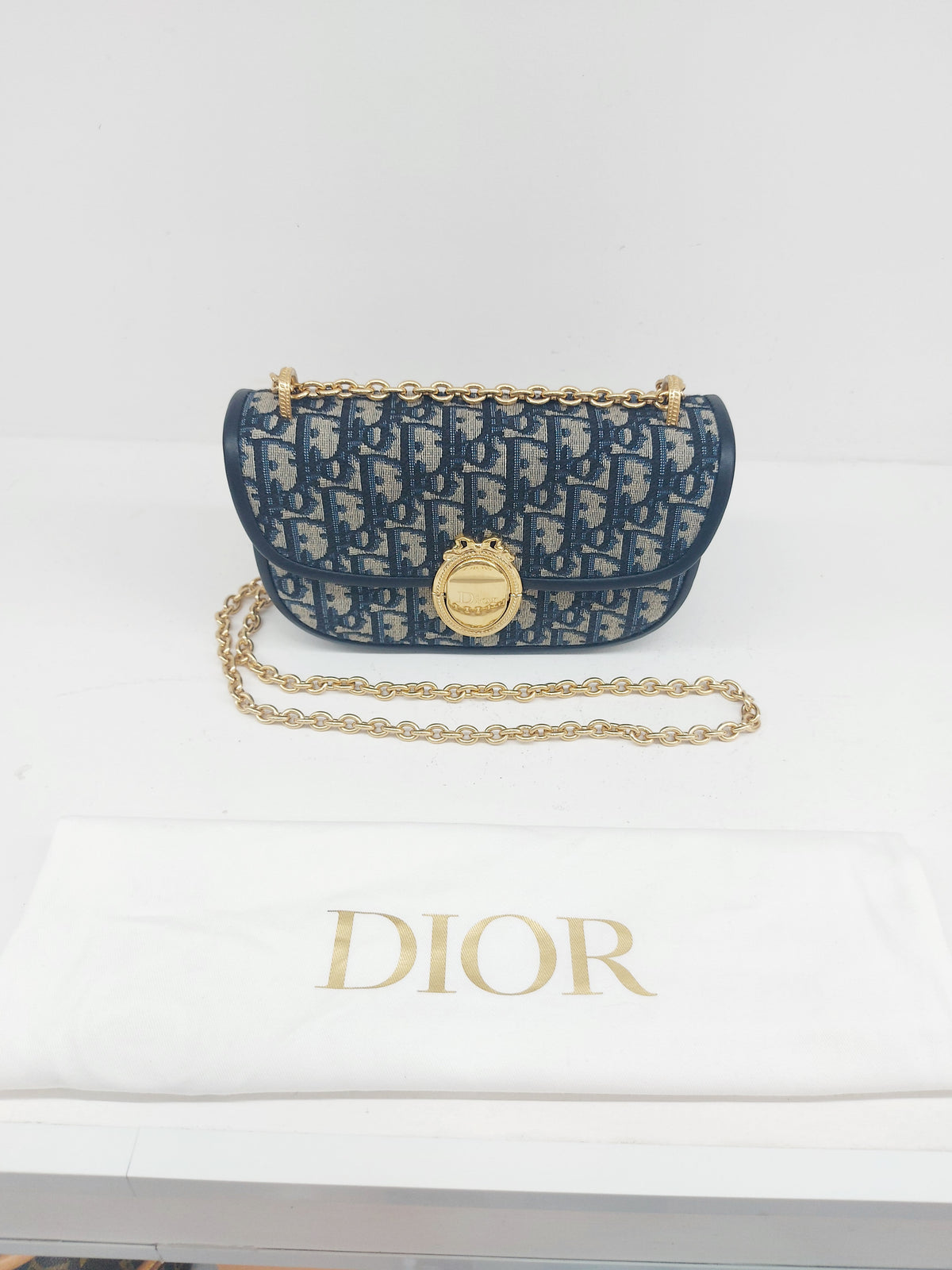 CHRISTIAN DIOR MEDAILLON FLAP BAG SMALL