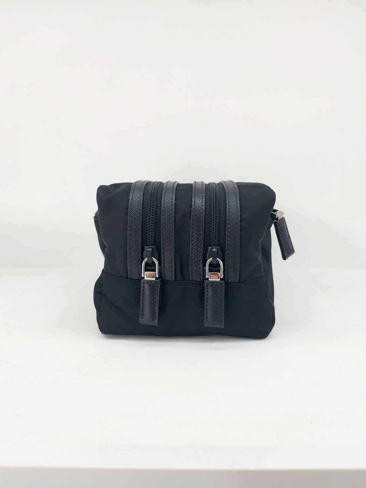 PRADA POUCH RE-NYLON E SAFFIANO