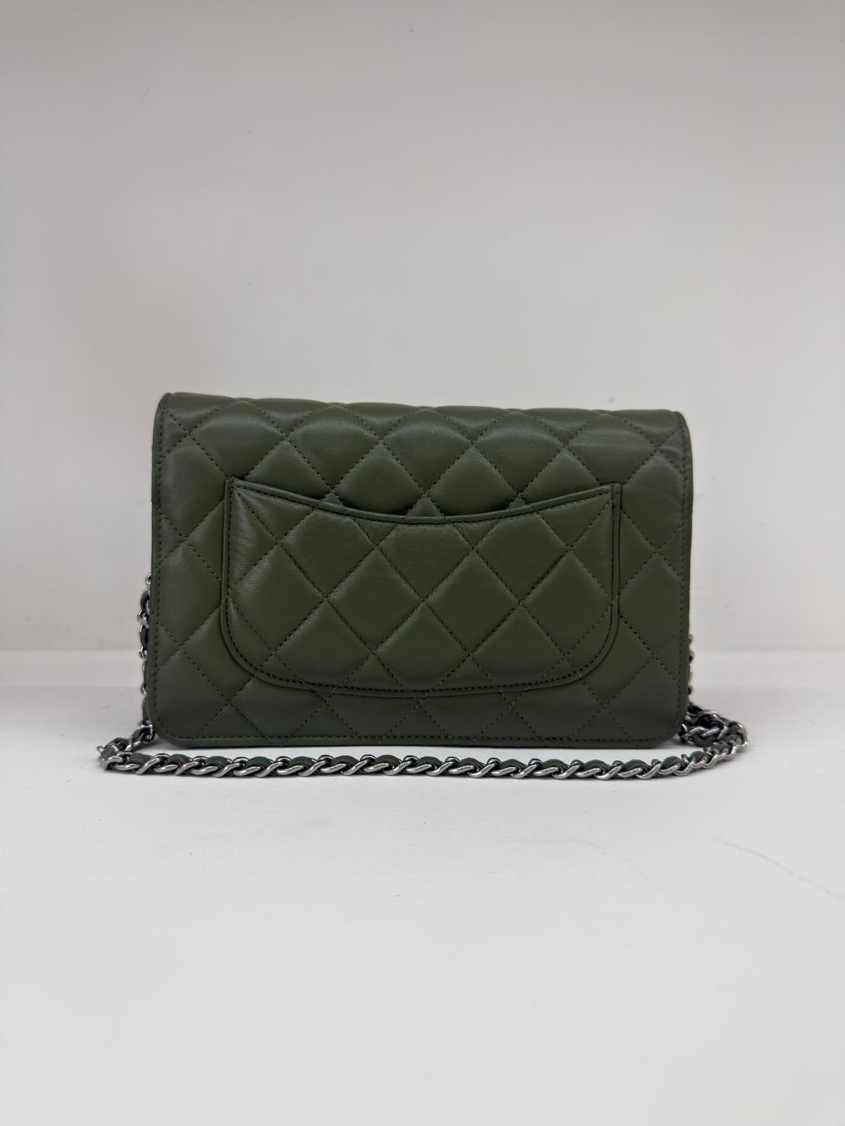 CHANEL WALLET CHAIN VERDE