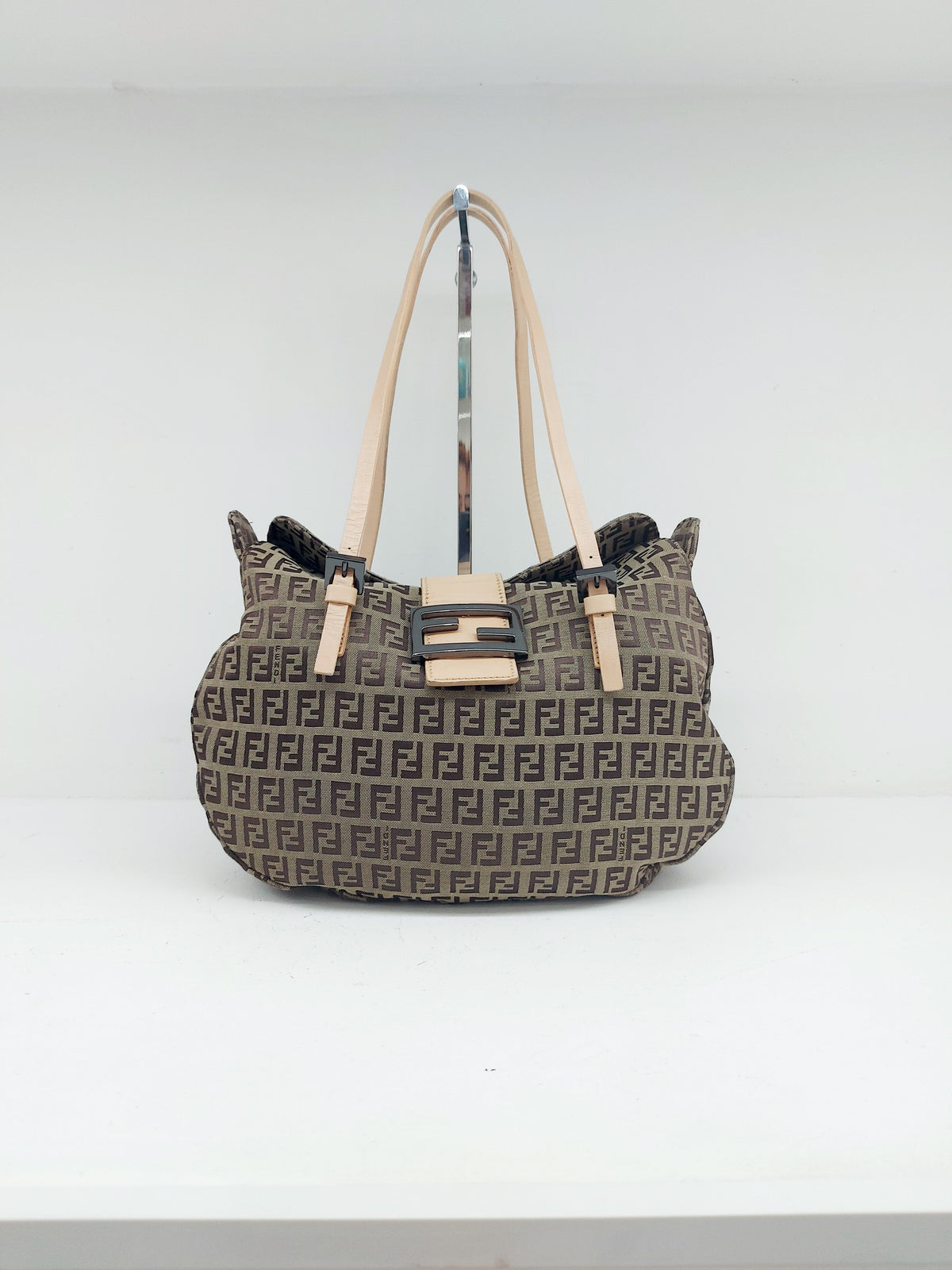 FENDI BAGUETTE ZUCCHINO