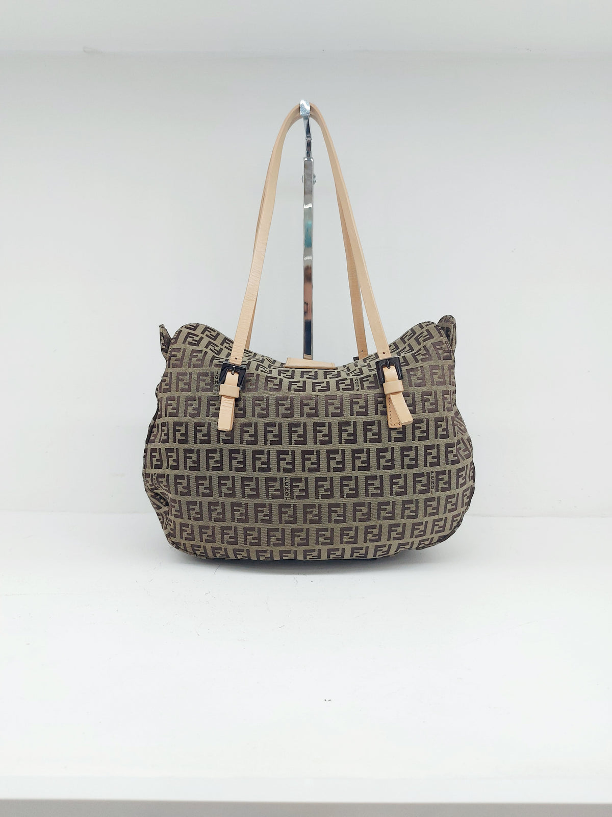 FENDI BAGUETTE ZUCCHINO