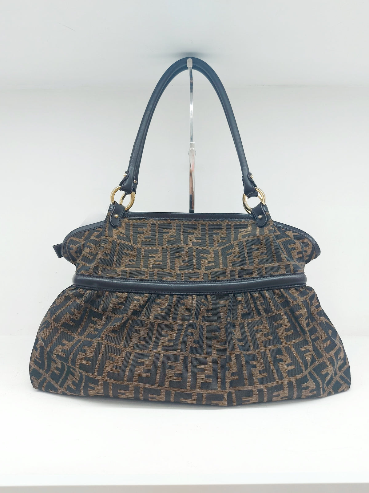 FENDI ZUCCA LARGE CHEF SHOPPER TOTE