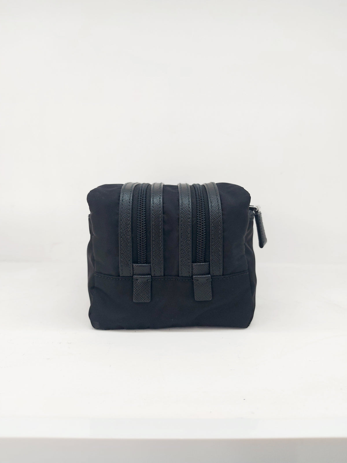 PRADA POUCH RE-NYLON E SAFFIANO