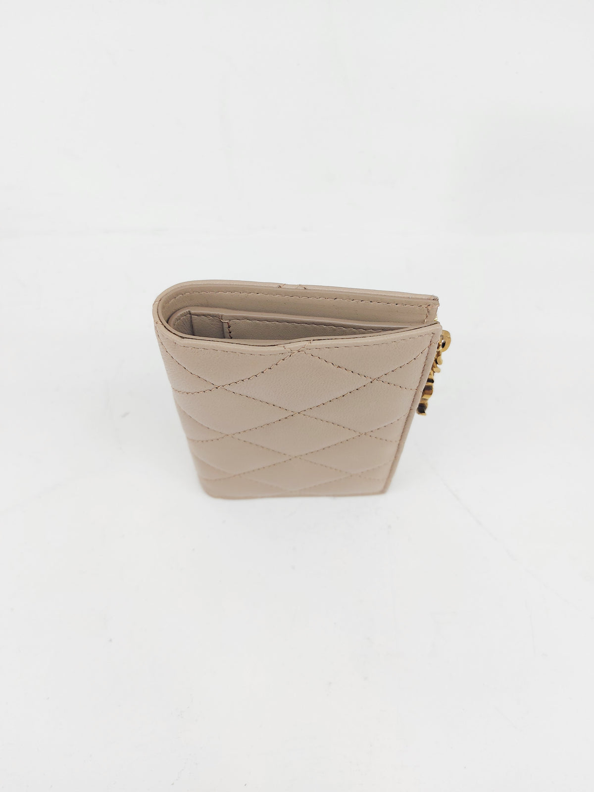 YSL PORTAFOGLI BI-FOLD IN PELLE D’AGNELLO