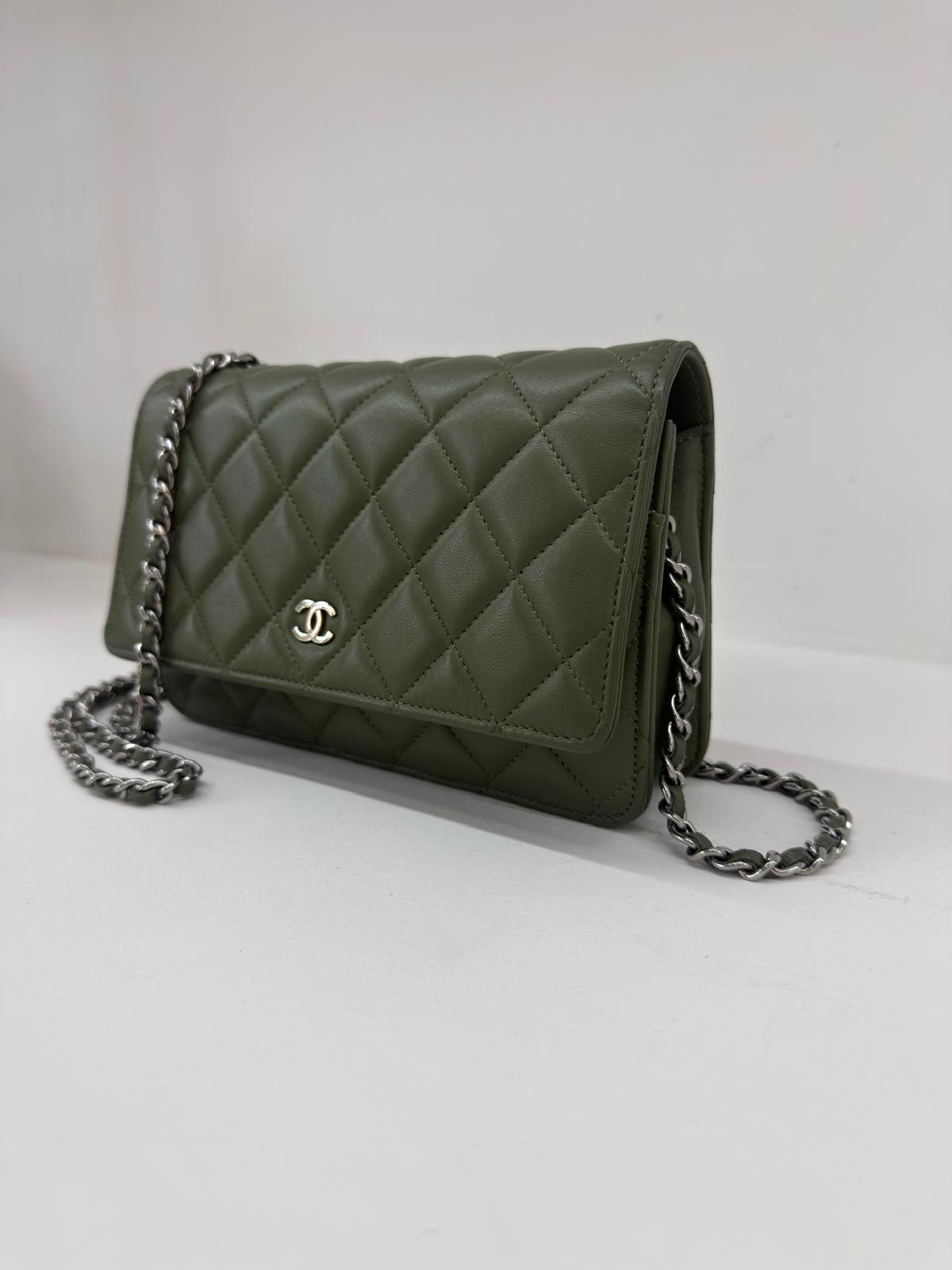 CHANEL WALLET CHAIN VERDE