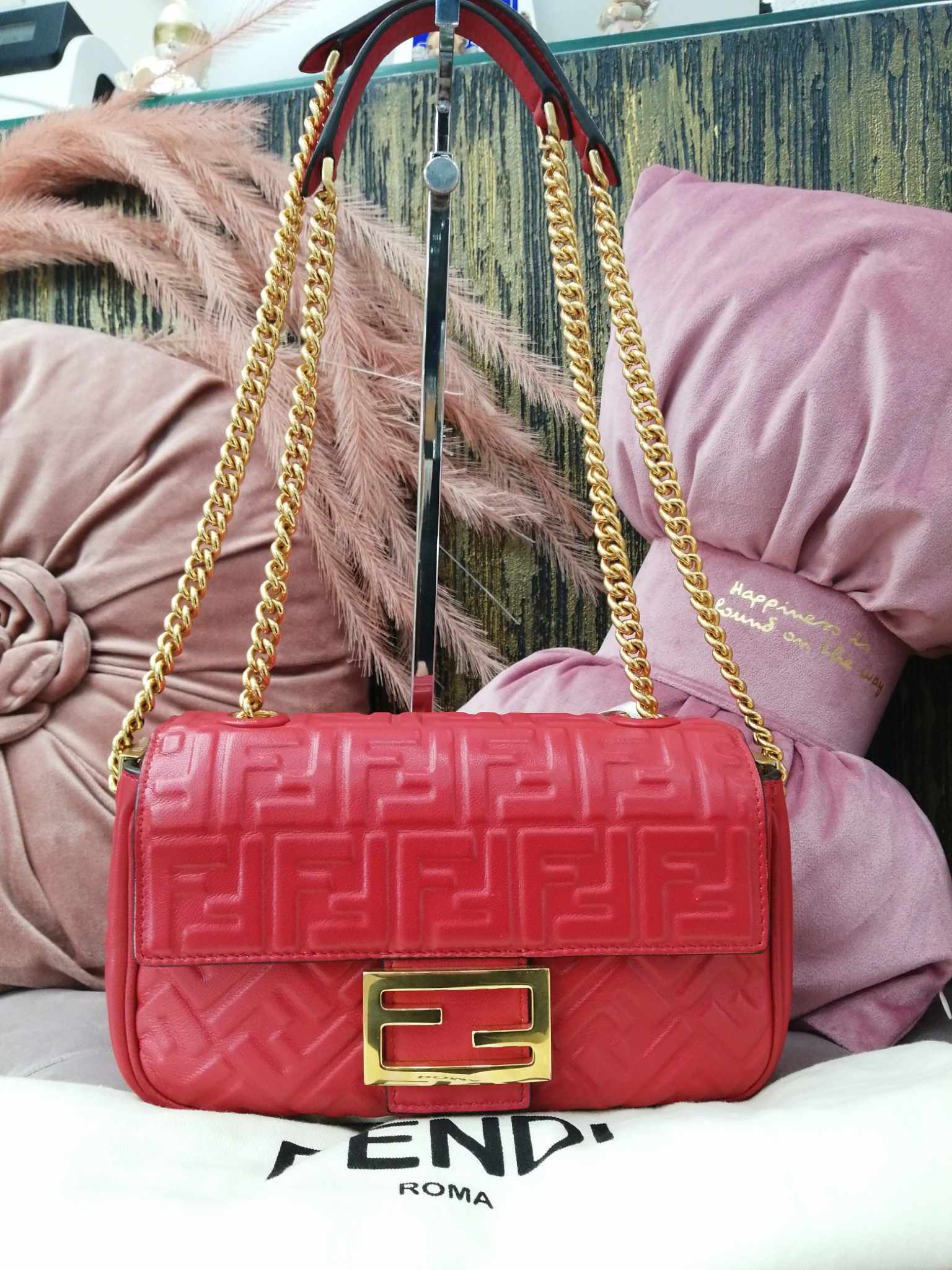 Fendi hotsell borsa rossa