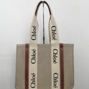 Chloè Tote Bag Woody In Lino