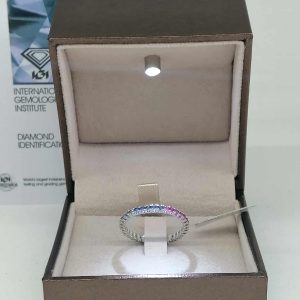 Anello Veretta Zaffiri Rainbow