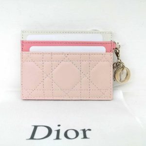 Christian Dior Portacarte Freesia Lady Dior