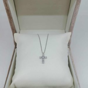 Nardelli Coll. Ellis Collier Pendente Symbols Crucis Oro e Diamanti